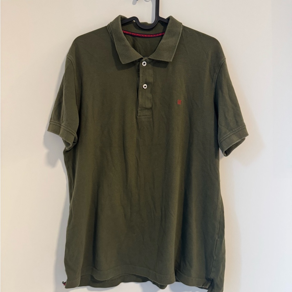 Carolina Herrera Forest Green Polo Shirt